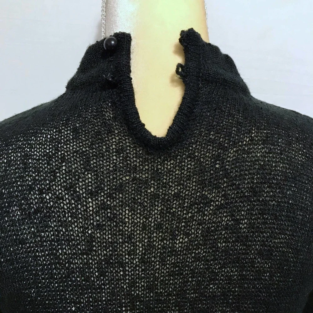 ❌SOLD❌ Dana Ashley Vintage Black Sweater Women M - Picture 9 of 11